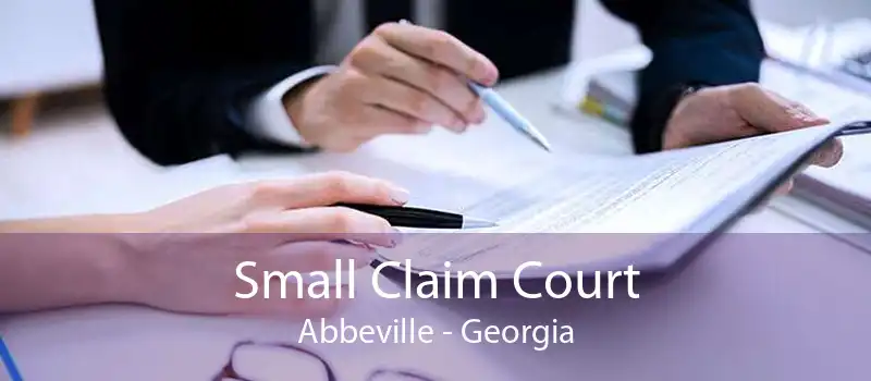 Small Claim Court Abbeville - Georgia