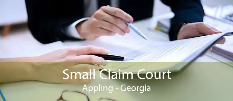 Small Claim Court Appling - Georgia