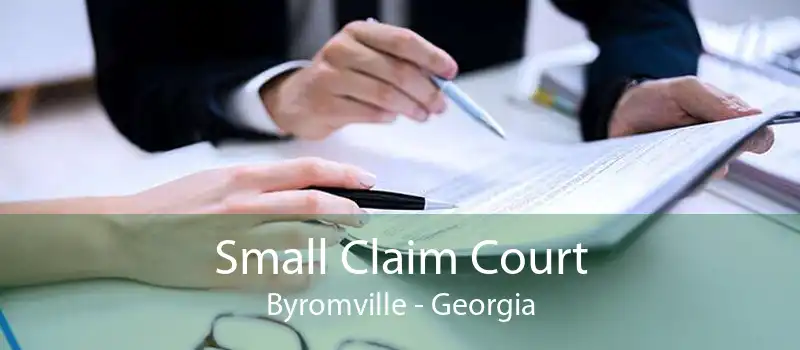 Small Claim Court Byromville - Georgia