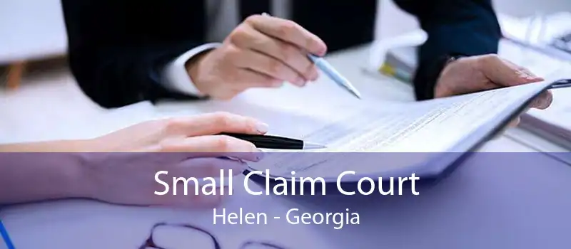 Small Claim Court Helen - Georgia