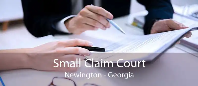 Small Claim Court Newington - Georgia