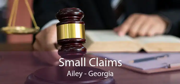 Small Claims Ailey - Georgia