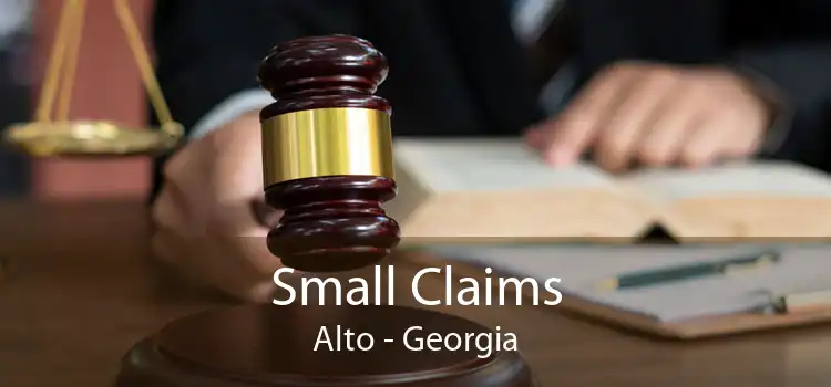 Small Claims Alto - Georgia