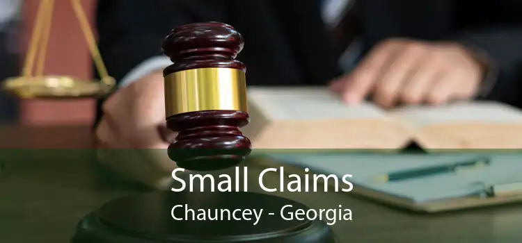 Small Claims Chauncey - Georgia