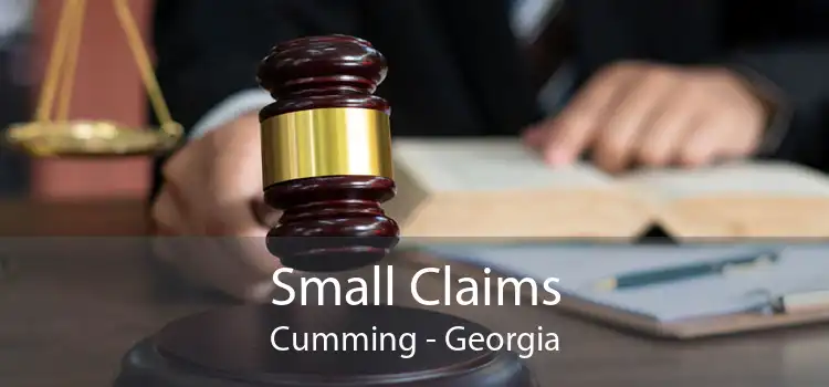 Small Claims Cumming - Georgia